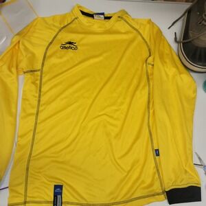 Atletica Yellow‎ Long Sleeve Team Sports Soccer Jersey Prenda Original Goalie